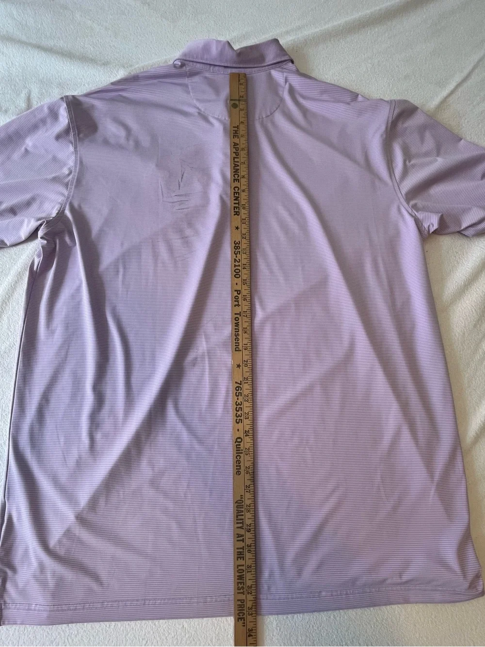 Masters XXL Golf Shirt, Lavender - Picture 6 of 6